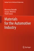 Cover: Materials for the Automotive Industry - Springer