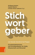 Cover: Stichwortgeber von Hannah Arendt bis Karl Popper - B&ouml;hlau