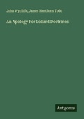 Cover: An Apology For Lollard Doctrines - Antigonos Verlag