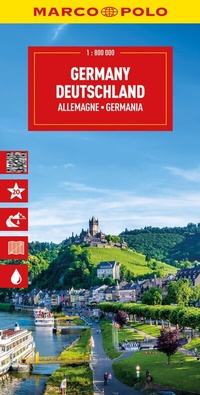 Abbildung von: MARCO POLO Reisekarte Deutschland 1:800.000 - MARCO POLO ein Imprint von MAIRDUMONT