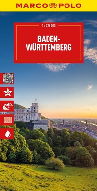 Abbildung von: MARCO POLO Reisekarte Deutschland 11 Baden-Württemberg 1:225.000 - MARCO POLO ein Imprint von MAIRDUMONT