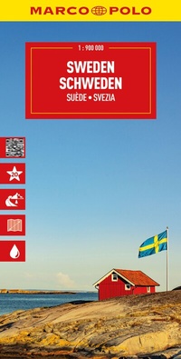 Abbildung von: MARCO POLO Reisekarte Schweden 1:900.000 - MARCO POLO ein Imprint von MAIRDUMONT