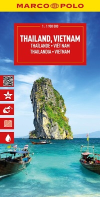 Abbildung von: MARCO POLO Reisekarte Thailand, Vietnam 1:1,9 Mio. - MARCO POLO ein Imprint von MAIRDUMONT