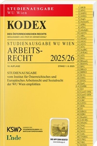 Abbildung von: KODEX Studienausgabe Arbeitsrecht WU 2025/26 - Linde