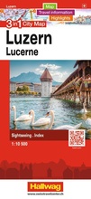 Cover: Hallwag Stadtplan Luzern - Hallwag K&uuml;mmerly+Frey