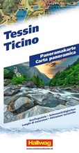 Cover: Hallwag Panoramakarte Tessin - Hallwag K&uuml;mmerly+Frey