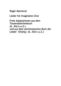 Cover: Lieder f&uuml;r imagin&auml;ren Chor - epubli