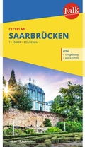 Cover: Falk Cityplan Saarbr&uuml;cken 1:15.000 - Falk ein Imprint von MAIRDUMONT
