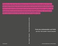 Cover: Praxis des Institutionellen und Politik - transversal texts
