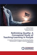 Cover: Rethinking Quality - LAP Lambert Academic Publishing