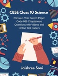 Cover: CBSE Class 10 Science - Poorav Publications