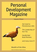 Cover: Personal Development Magazine - Volume Fifteen - Thejendra Sreenivas