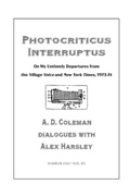 Cover: Photocriticus Interruptus - Washington Street Press