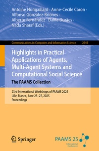 Abbildung von: Highlights in Practical Applications of Agents, Multi-Agent Systems and Computational Social Science. The PAAMS Collection - Springer