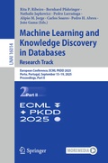 Cover: Machine Learning and Knowledge Discovery in Databases. Research Track - Springer