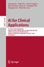 Cover: AI for Clinical Applications - Springer