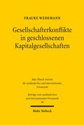 Abbildung von: Gesellschafterkonflikte in geschlossenen Kapitalgesellschaften - Mohr Siebeck