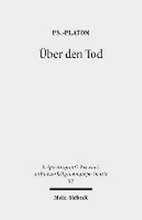 Abbildung von: Über den Tod - Mohr Siebeck