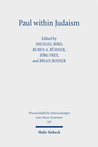 Abbildung von: Paul within Judaism - Mohr Siebeck