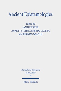 Abbildung von: Ancient Epistemologies - Mohr Siebeck