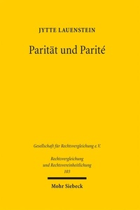 Bild: Parität und Parité - Mohr Siebeck