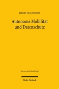 Abbildung von: Autonome Mobilität und Datenschutz - Mohr Siebeck