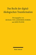 Abbildung von: Das Recht der digital-ökologischen Transformation - Mohr Siebeck