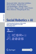Cover: Social Robotics + AI - Springer