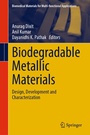 Cover: Biodegradable Metallic Materials - Springer