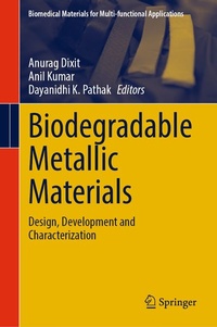 Enlarge image Cover: Biodegradable Metallic Materials - Springer