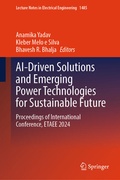 Cover: AI-Driven Solutions and Emerging Power Technologies for Sustainable Future - Springer