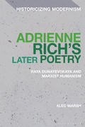 Cover: Adrienne Rich's Later Poetry - Bloomsbury Academic