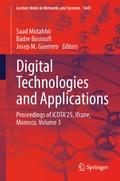 Cover: Digital Technologies and Applications - Springer