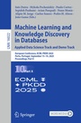 Cover: Machine Learning and Knowledge Discovery in Databases. Applied Data Science Track and Demo Track - Springer