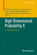 Cover: High Dimensional Probability X - Birkh&auml;user