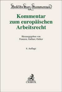 Bild: Kommentar zum europäischen Arbeitsrecht - C.H.BECK