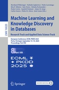 Cover: Machine Learning and Knowledge Discovery in Databases. Research Track and Applied Data Science Track - Springer