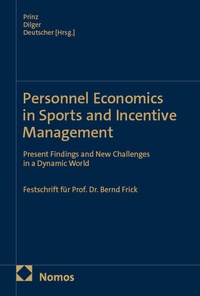 Abbildung von: Personnel Economics in Sports and Incentive Management - Nomos
