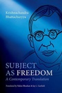 Cover: Subject as Freedom - Oxford University Press Inc