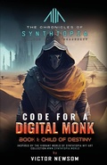 Cover: CODE FOR A DIGITAL MONK Book 1 - Victor Newsom
