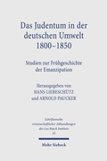 Cover: Das Judentum in der deutschen Umwelt 1800-1850 - Mohr Siebeck