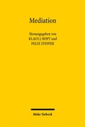 Cover: Mediation - Mohr Siebeck