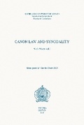 Cover: Canon Law and Synodality - Peeters Publishers
