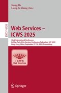 Cover: Web Services - ICWS 2025 - Springer