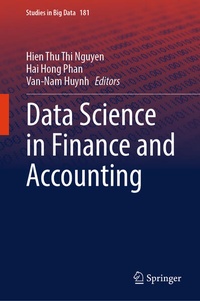 Enlarge image Cover: Data Science in Finance and Accounting - Springer