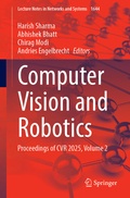 Cover: Computer Vision and Robotics - Springer
