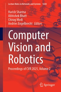 Enlarge image Cover: Computer Vision and Robotics - Springer