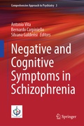 Cover: Negative and Cognitive Symptoms in Schizophrenia - Springer