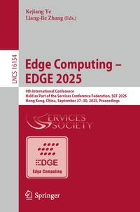 Enlarge image Cover: Edge Computing - EDGE 2025 - Springer