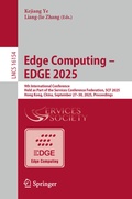 Cover: Edge Computing - EDGE 2025 - Springer